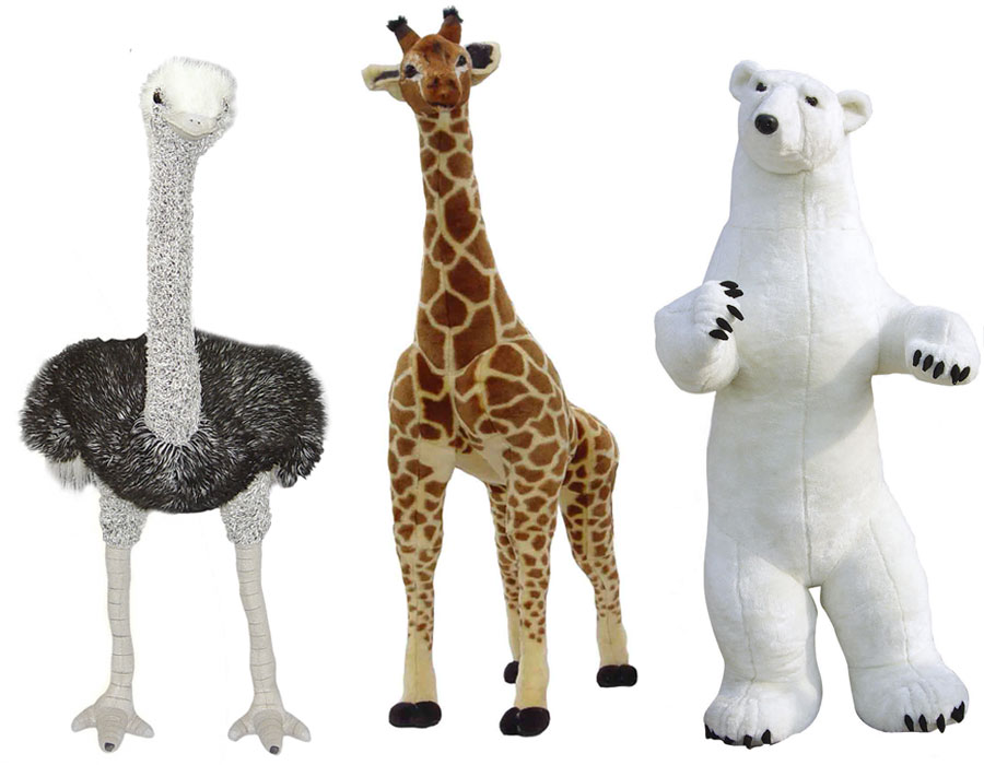 Emu, Giraffe und Eisbar sind die Größten!